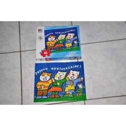 Puzzle " JOYEUX ANNIVERSAIRE" 45 piéces