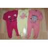 Lot de 3 pyjamas en coton 6 mois
