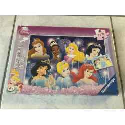 2 Puzzles disney Princesses 20 piéces
