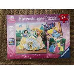 3 puzzles Disney Princesses 49 piéces NEUF