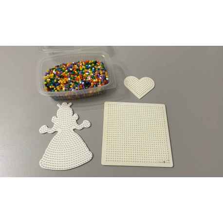 Lot de perles HAMA + Plaques