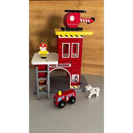 Caserne de Pompiers en bois