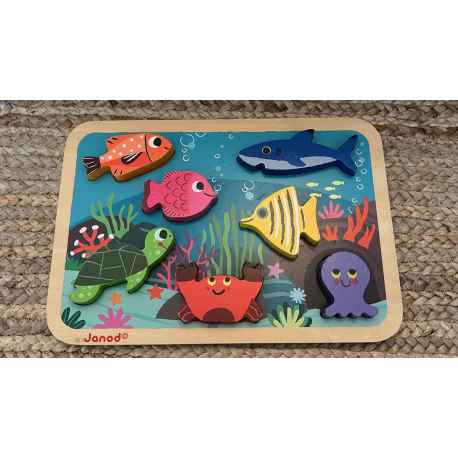 Puzzle en bois JANOD