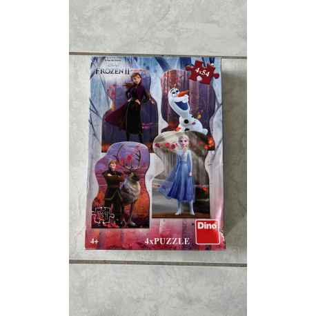 4 Puzzles La Reine des Neiges 54 piéces