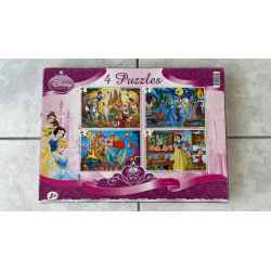 4 Puzzles DISNEY Princesses