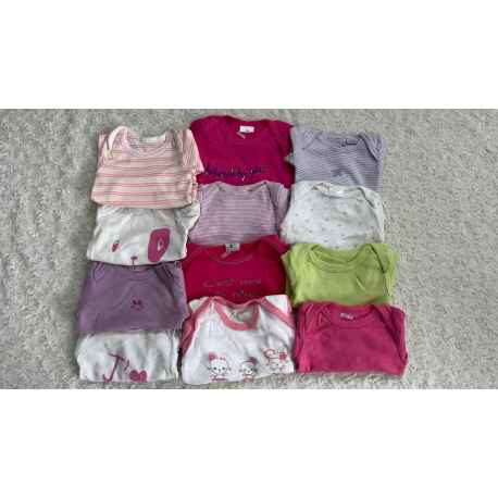 Lot de 12 Bodys 3 mois