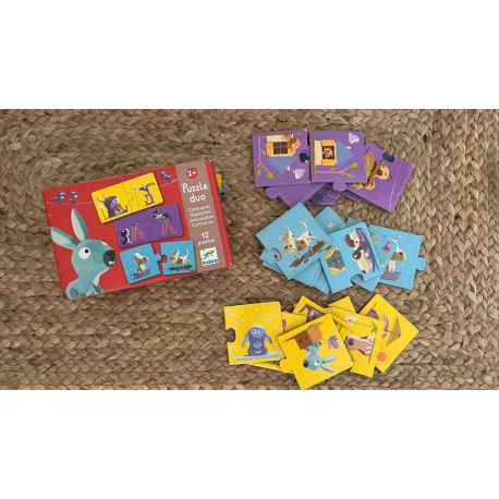 Puzzle Duo DJECO les contraires