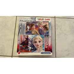 2 puzzles de La Reine des Neiges 60 piéces