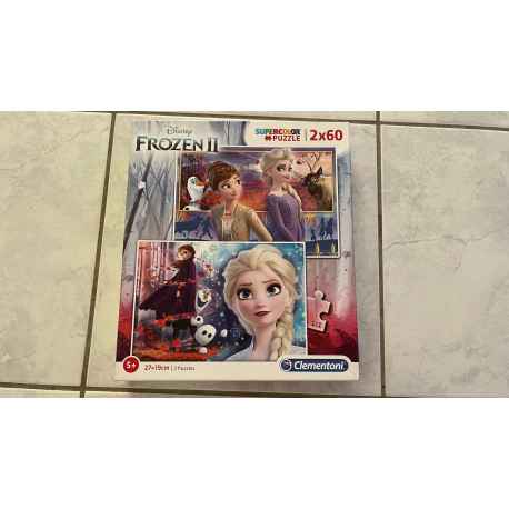 2 puzzles de La Reine des Neiges 60 piéces