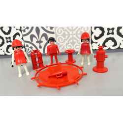 PLAYMOBIL pompiers geobra vintage