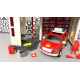 Caserne de Pompiers PLAYMOBIL + Véhicule