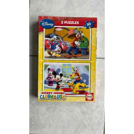 2 Puzzles MICKEY mouse 20 piéces