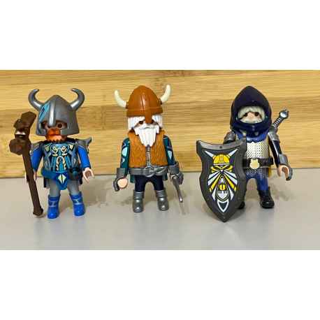 PLAYMOBIL 3 Figurines Roi des Nains