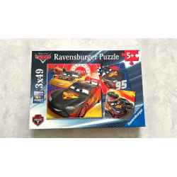 3 Puzzles CARS 49 piéces