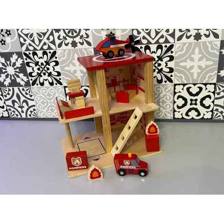 Caserne de Pompiers en bois