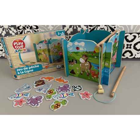 Jeu de Pêche à la ligne en bois