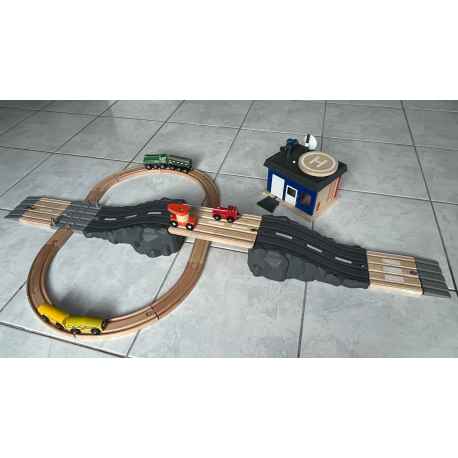 Circuit en bois interactif