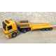 BRUDER Camion Plateau + Tractopelle