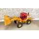BRUDER Camion Plateau + Tractopelle