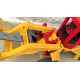 BRUDER Camion Plateau + Tractopelle