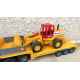 BRUDER Camion Plateau + Tractopelle