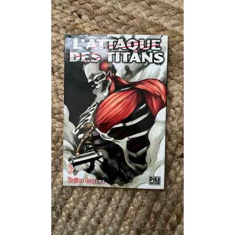 Livre l'attaque des Titans n°3