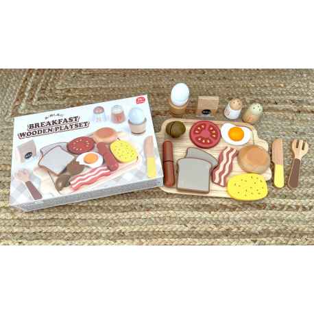 Set Petit Déjeuner en bois