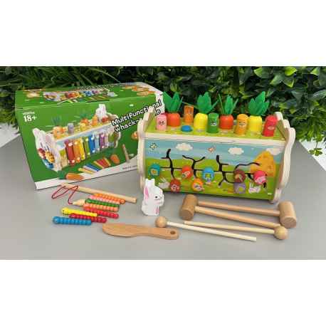 Bloc en bois 9 activités neuf