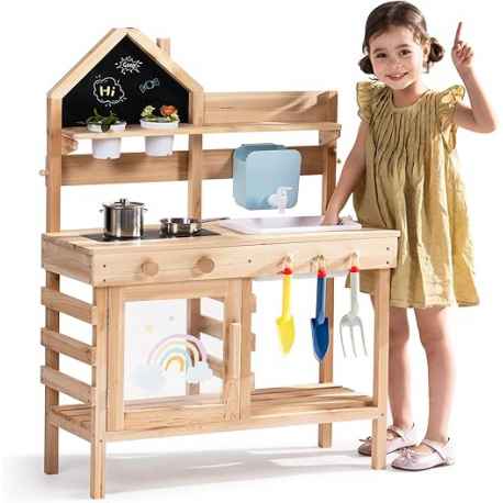 Cuisine d'extérieur en bois Neuve