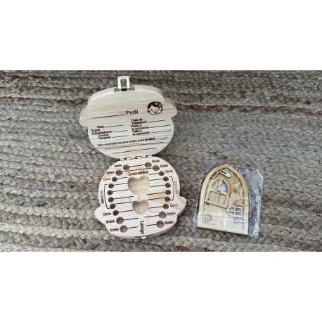 Boite à dents en bois Neuve