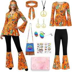 Déguisement Hippie T.M Neuf