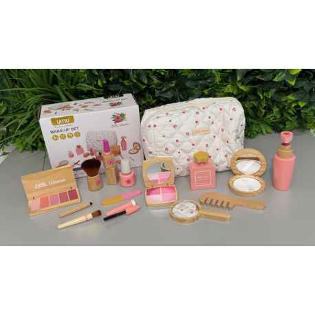 Trousse de maquillage en bois