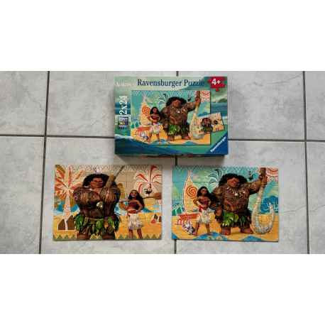 2 Puzzles VAIANA 24 pièces