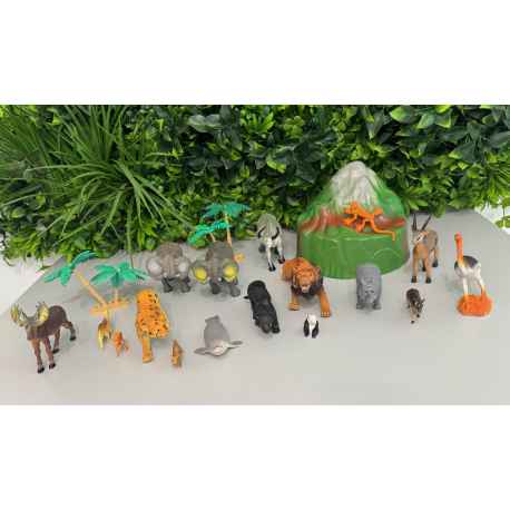 Set d'animaux sauvages