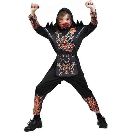 Déguisement Ninja 9/11 ans Neuf