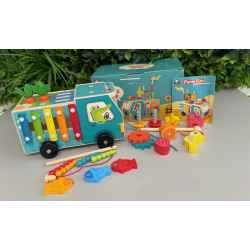 Jouet en bois éducatif 8 en 1 Neuf