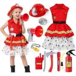 Déguisement Pompier 7/8 ans Neuf