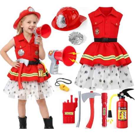 Déguisement Pompier 7/8 ans Neuf