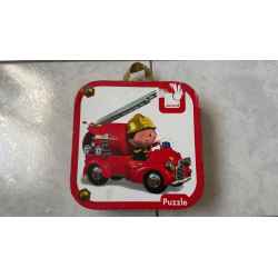 4 Puzzles Janod " Les pompiers"