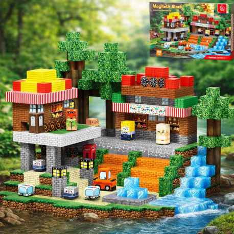 150 Blocs de constructions magnétiques Neufs