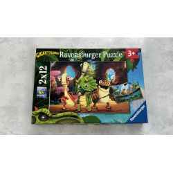 2 Puzzles Gigantosaurus 12 pièces