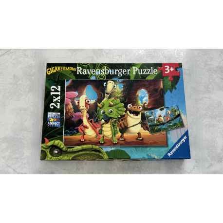 2 Puzzles Gigantosaurus 12 pièces