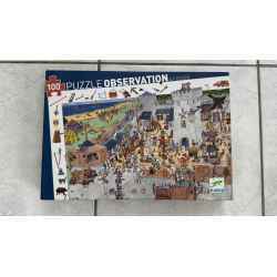 Puzzle d'observation "Château Fort" DJECO