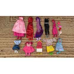 Lot de 10 Tenues + accessoires