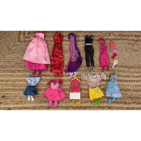 Lot de 10 Tenues + accessoires