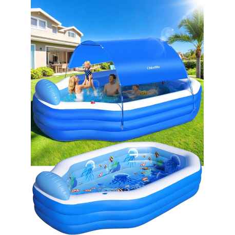 Piscine gonflable avec auvent Neuve