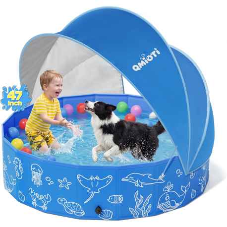 Piscine pour chiens avec auvent Neuve