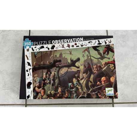 Puzzle d'observation " Bataille de dragons"