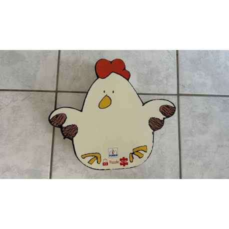 Puzzle DJECO Le potager des poules