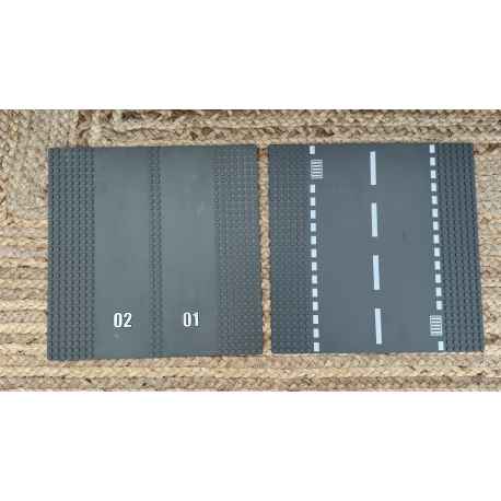2 Plaques route LEGO